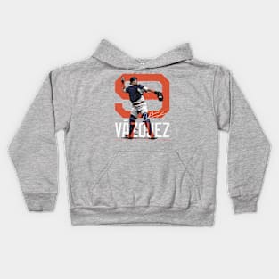 Christian Vazquez Houston Bold Number Kids Hoodie